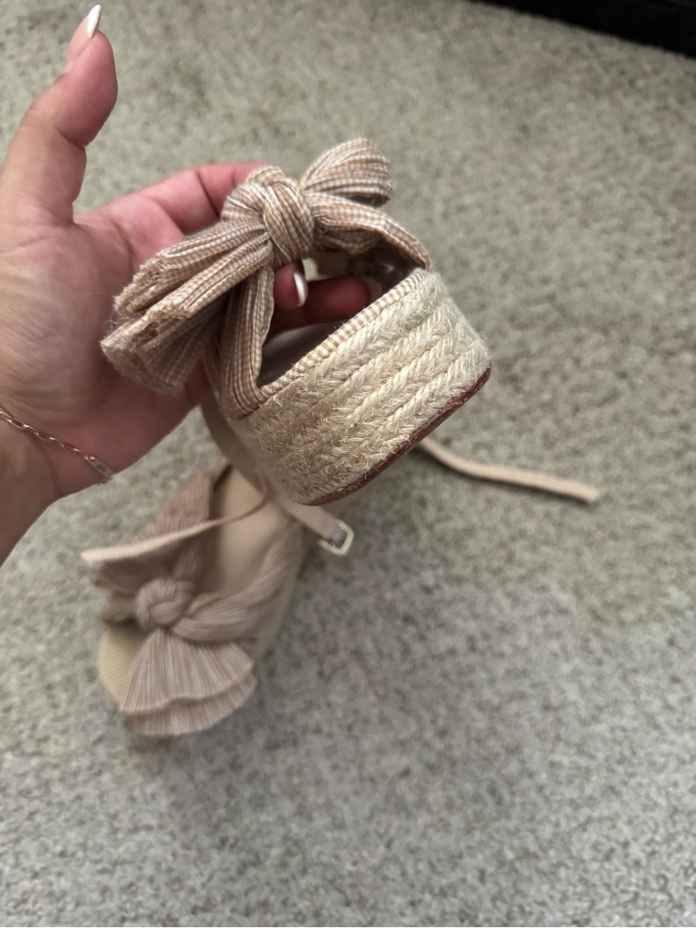 Loeffler Randall Knot Espadrille Sandals - Picture 6 of 13